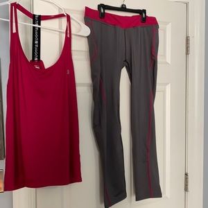 Freddy DIWO workout top and capris